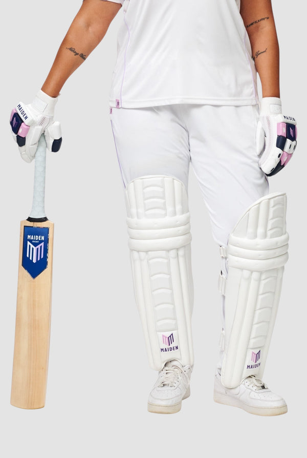 Maiden Women's Cricket Batting Pads - White