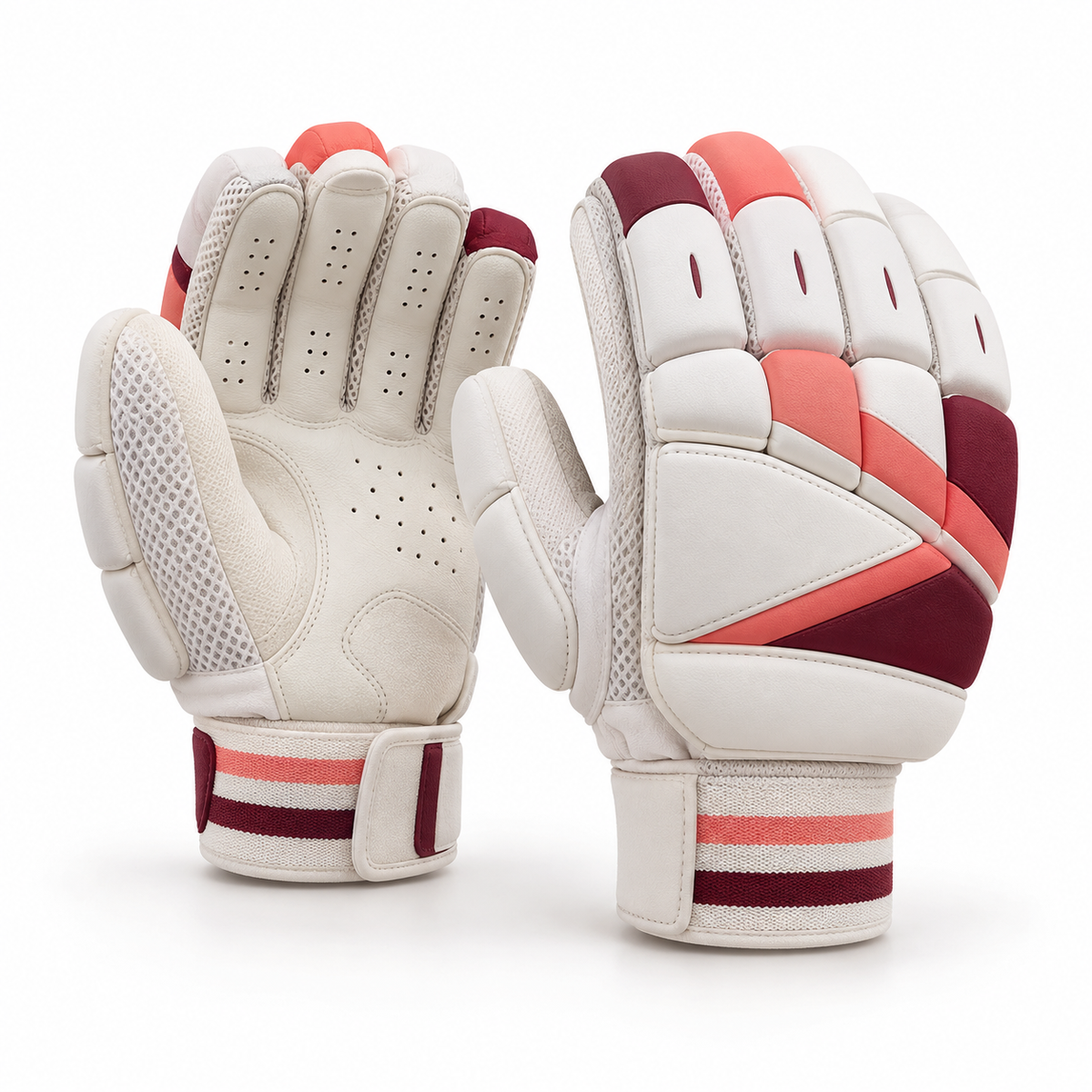 Illustrative unbranded image of girls’ cricket batting gloves