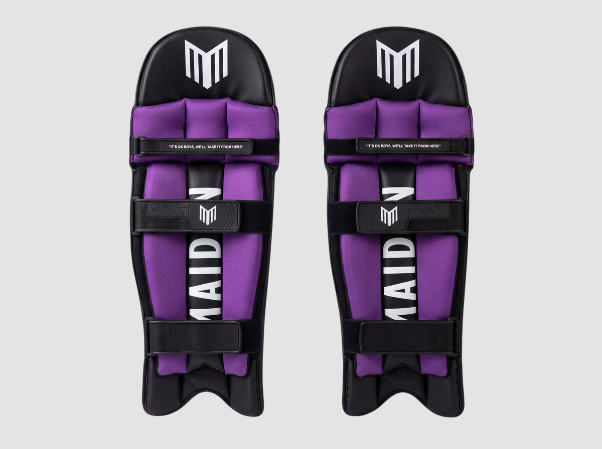 Maiden women's black batting pads