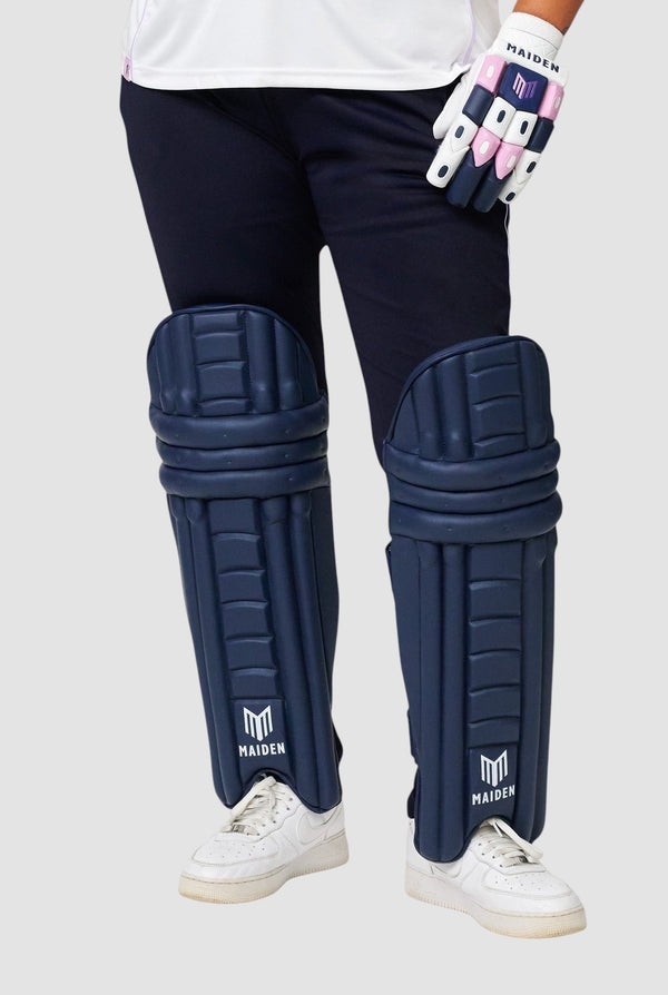 Maiden Women's Cricket Batting Pads - Navy
